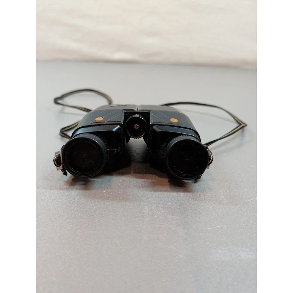 Nikon Travelite II Binoculars Black Compact Vintage with Nikon Japan Case